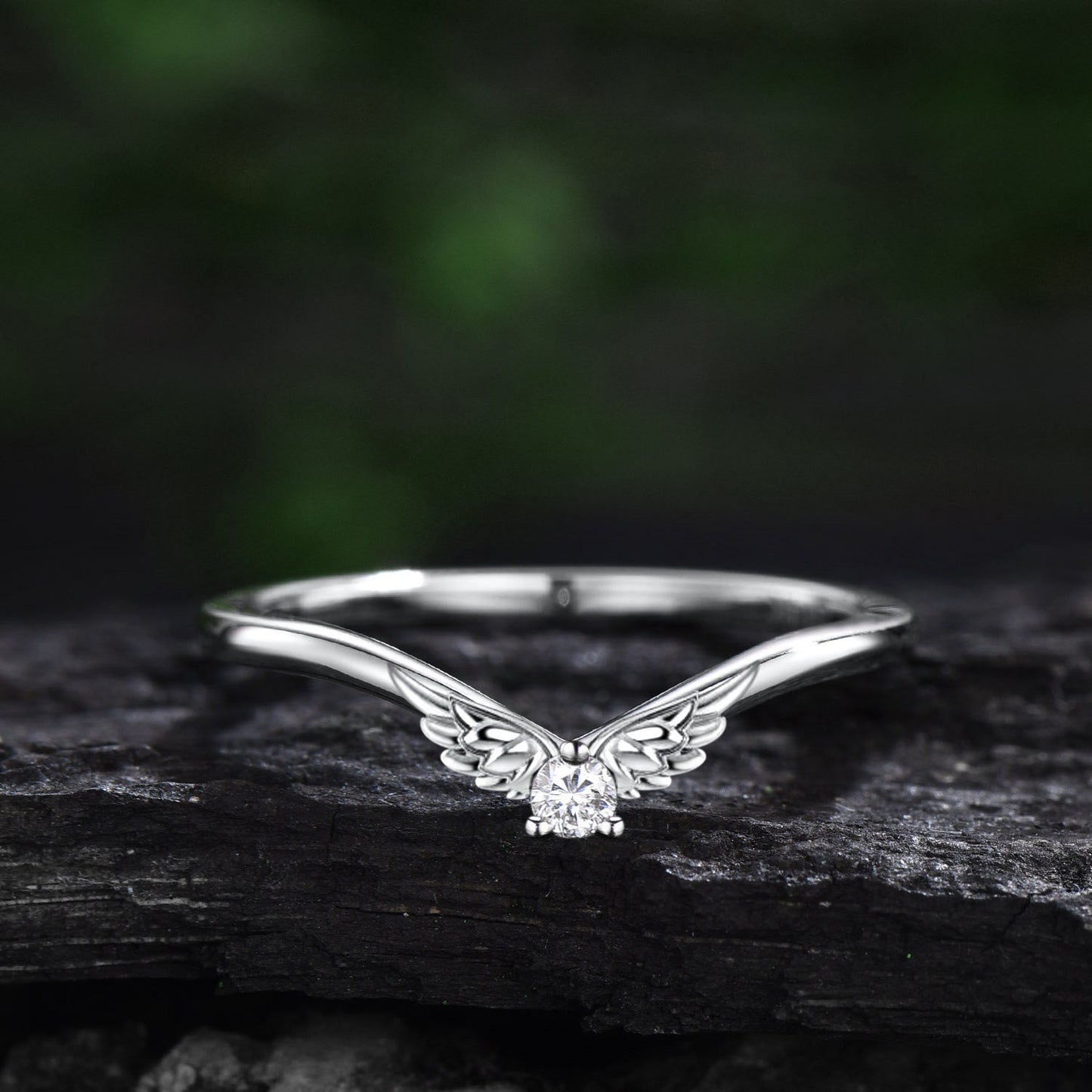 Vintage oval pink morganite engagement ring three stone moon star wing diamond ring solid 14k rose gold unique bridal ring set women gift