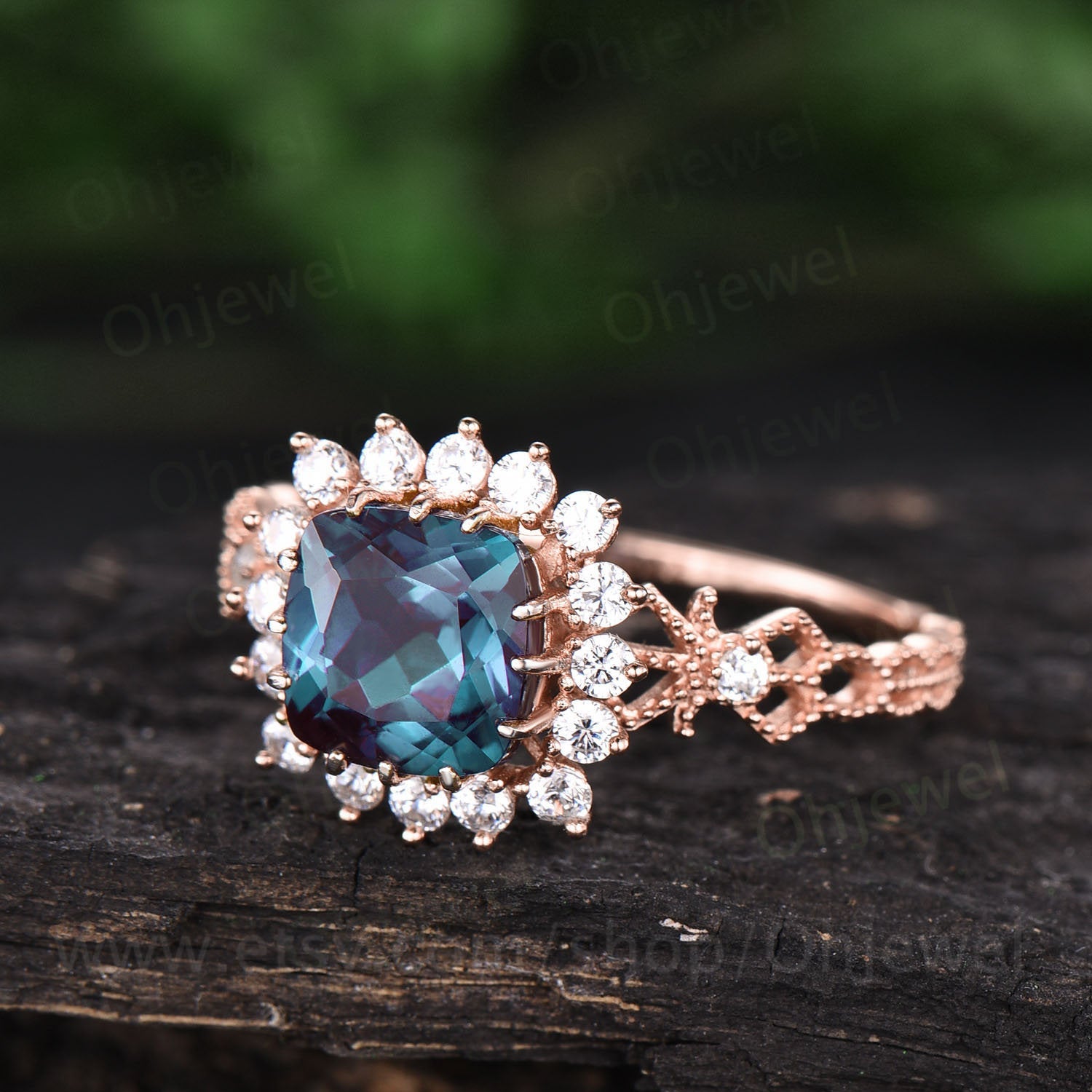 Alexandrite Rings