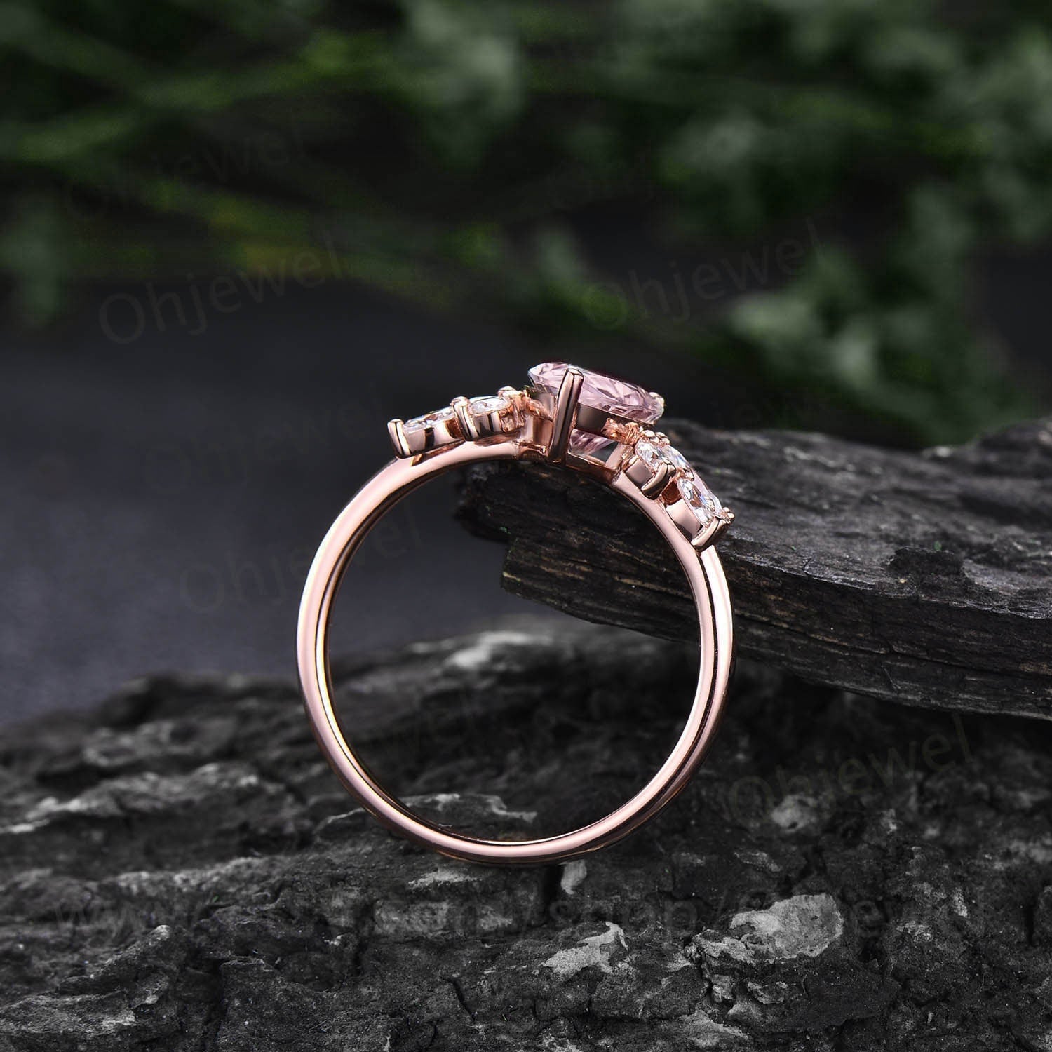 Simple deals morganite ring